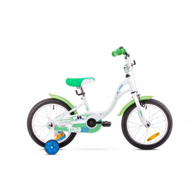 Detský bicykel 20 Romet Tola bielo-zelený