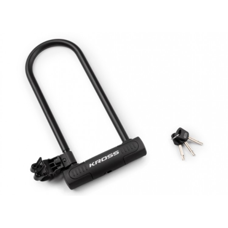 Zámok na bicykel – KROSS KZU370 U-Zámok Čierny