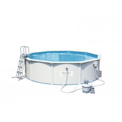 Bestway Hydrium rodinný oceľový bazén 460 x 120 cm + piesková filtrácia a schodíky (56384)