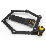 Zámok na bicykel - ONGUARD Link Plate Lock K9 COMBO FOLDING 8116C - 69cm KÓD