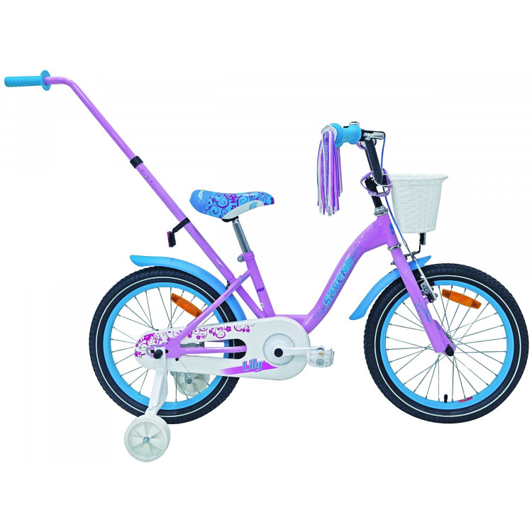 Detský bicykel 16" Saveno Lily Ružovo-modrý