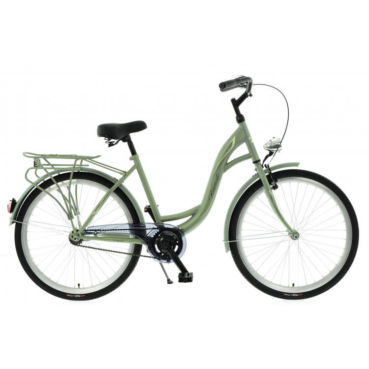 Mestský bicykel 26 Kands S-Comfort 1-prevodový Velo 18" matný Zelený