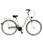 Mestský bicykel 28 Kands S-Comfort 3-prevodový Nexus 18" matný Biely