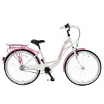 Mestský bicykel 26 Kands Giulia 3-prevodový 15" lesklý Bielo-ružový