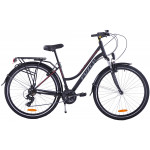 Trekingový bicykel 28 Fuzlu Core Dámsky 17" Čierno-červený