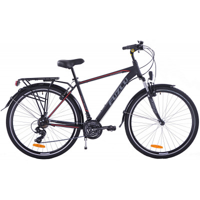 Trekingový bicykel 28 Fuzlu Core 19" Čierno-červený