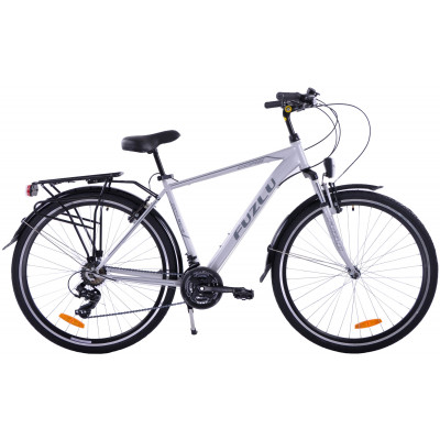 Trekingový bicykel 28 Fuzlu Core 19" Strieborno-sivý