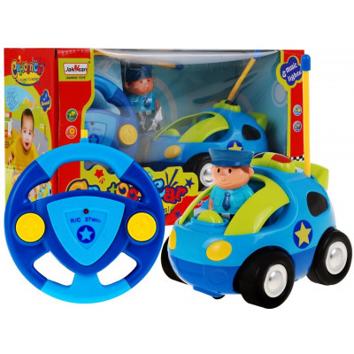 Policajné auto pre najmenších RC - modré