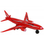 Červené dopravné lietadlo