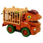 Oranžový transportér Dino Truck na odskrutkovanie