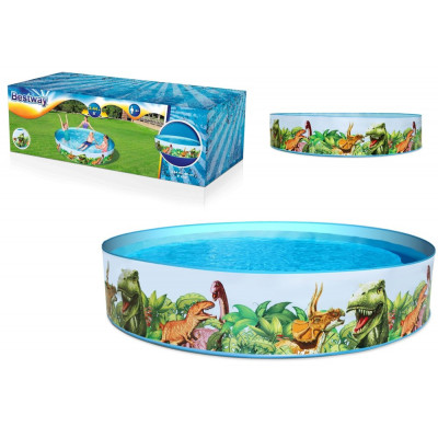 Záhradný bazén s Dinosaurami 244 x 46 cm Bestway 55001