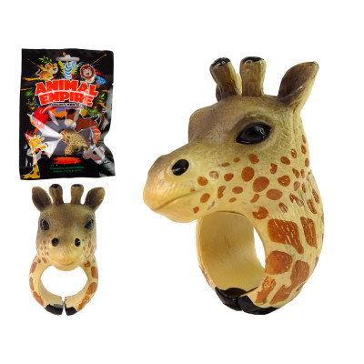 Prsteň v tvare zvieratka – žirafa