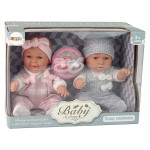 Bábiky dvojičky – dievčatko a chlapček 30 cm
