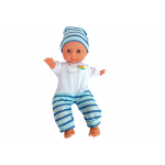 Bábika v modrom pyžamku 30 cm
