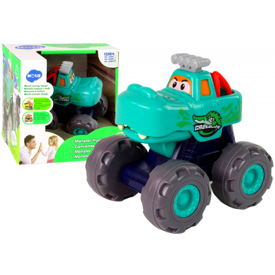 Autíčko Monster Truck - Krokodíl tyrkysový