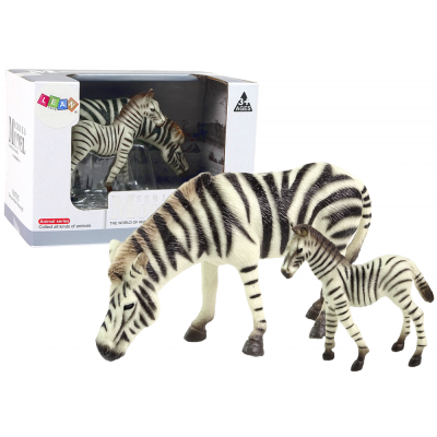 Sada 2 figúrok - Zebra s mláďatkom
