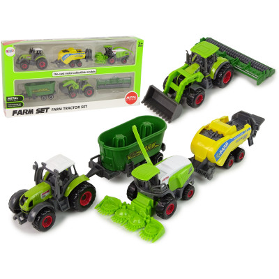 Sada poľnohospodárskych strojov - Farmárske vozidlá 6 ks