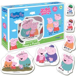 Sada magnetiek - Peppa Pig Family