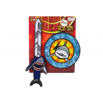 Súprava pre rytiera - štít a meč s motívom žraloka