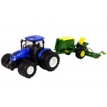 Modrý traktor na diaľkové ovládanie 1:24 – s Lisom