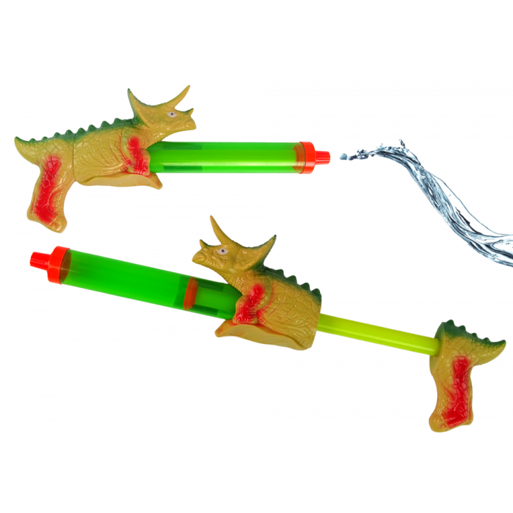 Vodná pištoľ Dinosaurus 40 cm – zelený