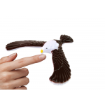 Antigravitačná vyvažovacia hračka – hnedý vtáčik