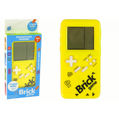Brick Game - Žltá hracia konzola