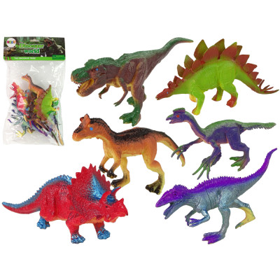 Farebné figúrky dinosaurov 6 kusov