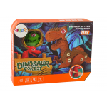 Dinosaurus na skrutkovanie DIY - Zelený