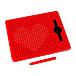 Magnetická tabuľa s guličkami – červená