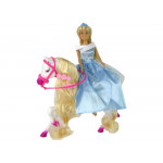 Súprava bábiky s koníkom a doplnkami