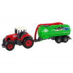 Súprava poľnohospodárskych strojov – Traktory a kombajn s prívesmi