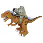 Dinosaurus s katapultom a guličkami - hnedý