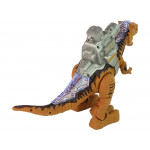 Dinosaurus s katapultom a guličkami - hnedý