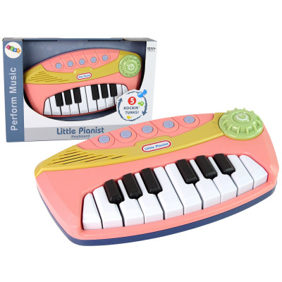Detský klavír – ružový