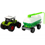 Traktor s cisternou – zelený
