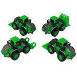Súprava zelených traktorov – 4ks.