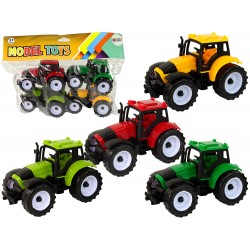 Súprava farmárskych traktorov - 4 farebné...