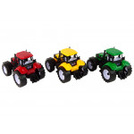 Súprava traktorov - 3 farebné kusy