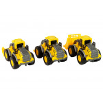 Súprava stavebných vozidiel - 3 žlté modely