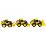 Súprava stavebných vozidiel - 3 žlté modely