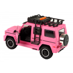Ružový Jeep – svetelné a zvukové efekty