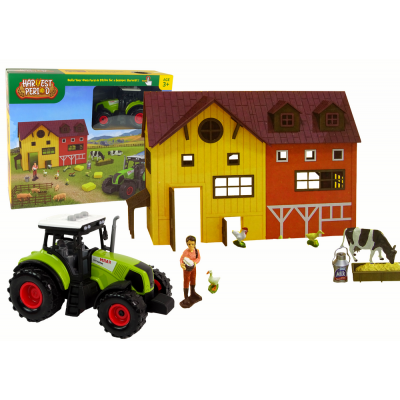 Súprava farmy s traktorom a príslušenstvom