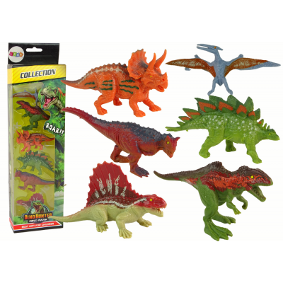 Sada figúrok Dinosaurov – 6ks. farebné