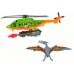 Súprava zeleného vrtuľníka s Dinosaurom