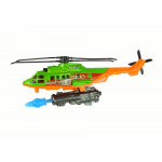 Súprava vozidiel a Dinosaurov – zelený Vrtuľník 8ks.