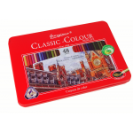 Sada pasteliek v kovovej krabičke - 48ks