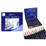 Sada akvarelových pasteliek v kovovej krabičke - 24ks