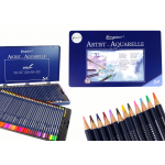 Sada akvarelových pasteliek v kovovej krabičke - 72ks
