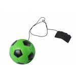 Futbalová lopta na gumičke – zelená 6cm